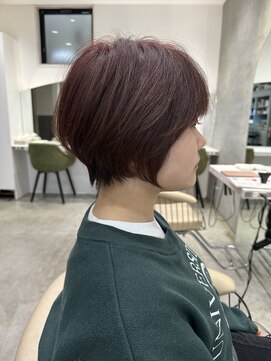 ロンドネートゥル 新潟(Lond naitre) 似合わせカット/ショート/ボブ/ピンク