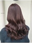スモーキーピンク×ロング