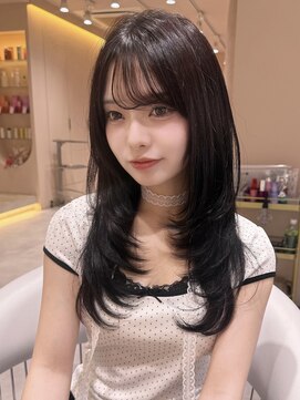 サンド ミュウ 横浜店(sand mieu) レイヤーカット/ハッシュカット/髪質改善/グレージュ/横浜