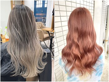 ジンジャー(GINGER)の写真/最新の薬剤であなたに一番似合うヘアカラーに◎色の落ち方にまでこだわります。デザインカラーも定評あり★