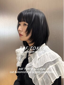 ラフトウキョウ 恵比寿店(RAF TOKYO) 個性派なボブレイヤー