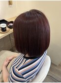 カシスブラウン×ボブ