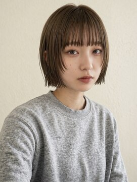 ノラ ギンザ(NORA GINZA) 切りっぱなしボブレイヤーボブ髪質改善20代30代面長銀座