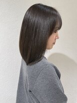 メゾンマイル 恵比寿(maison mile) オリーブグレージュ/透明感カラー/レイヤーカット/恵比寿駅
