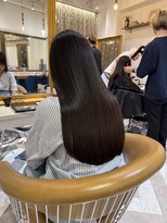 ロンドアベニール 北千住(Lond avenir)&nbsp;ダークパープル/髪質改善/縮毛矯正/オリーブベージュ/北千住