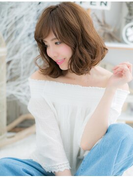 カバーヘア 上尾西口店(COVER HAIR) ■mod's上尾7-2★■前下がりフォルムの…ふんわりシフォンミディ