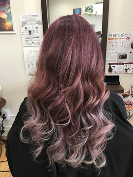 カナオア ヘアーデザイン(kanaoa hair design) バイオレットグラデーション