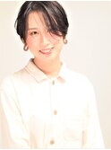 黒髪クールショート