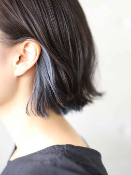 グリット ヘアープラス(grit.HAIR|+) 【grit.】YOHEI WORKS (スカイブルーのインナーカラー)