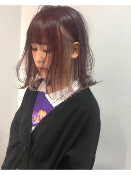 クラン(clan) ＊ハイセンス＊オン眉ロング＃マニッシュショートくびれセミディ