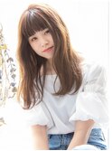 《suite》重めボブ　小顔見せ　ゆるふわカール　透明感ベージュ