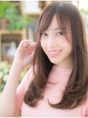 ★アシンメトリーくせ毛風小顔ローライトロング20代30代40代★6