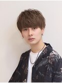 ミルクティーショートマッシュ