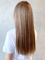 アイティー バイ アルバム 浦和店(IT by ALBUM) ナチュラルブラウン_オリーブカラーハイライトカラー_ba305052