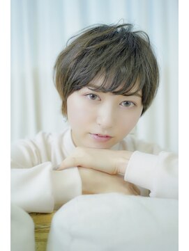 グレイス ヘアドレッシング 鷹匠(grace hair dressing) 【30代】ふんわりマッシュボブ×アスファルトグレーカラー