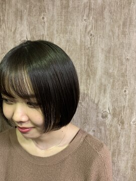 ピースリーリトリート(p3Retreat) 小顔に魅せるミニボブ (西葛西p3Retreat)