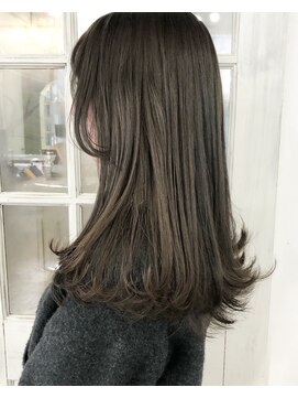 アリュウル 表参道(ALLURE) オリーブベージュ/オルチャン/20代30代/くびれレイヤー