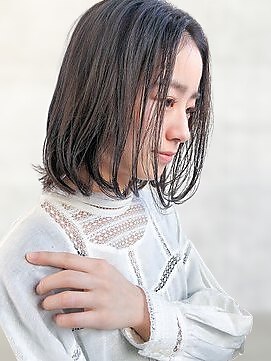 ヘアーアンジェ 南矢野目店(Hair ange) 【雨でパサパサ・広がり対策】髪質改善ストレート×艶カラー