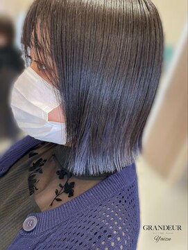 グランデュール 焼津店(GRANDEUR) 【GRANDEUR焼津店】ぱつっとボブ×毛先カラー