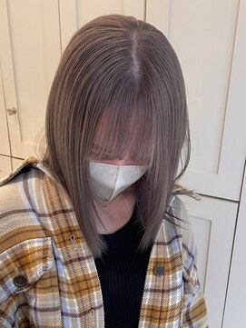 ベレーザ 渋谷(BELEZA) 2478うる艶髪栗色ミルクチョコレート艶感タンバルモリボブ