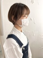 ラミエ バイ メルト 吉祥寺(lamie by melt)&nbsp;*滝田*大人かわいいショートカットボブ丸み20代30代40代ベージュ
