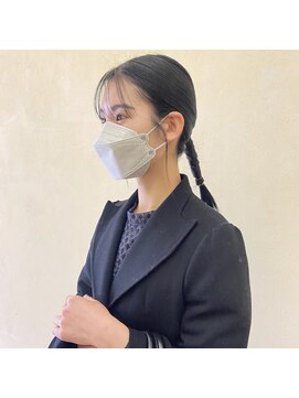 インサイドアウト(IN SIDE OUT+) 結婚式ヘア / タイトアレンジ / 黒髪【IN SIDE OUT+】