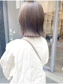 自由が丘/デジタルパーマ/フェザーパーマ/ホワイトグレージュ