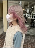 淡ピンク×ベージュ