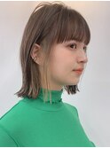 20代30代40代丸みショートボブマッシュ前下がりレイヤー