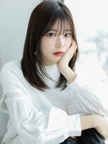 マカロン 会津若松 FA town店(MACARON) 前髪/アンブレラカラー/こなれミディ/ウェーブパーマ/会津若松14