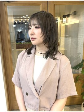 コミレ(COMILE) ウルフレイヤー×グレージュ