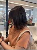 切りっぱなしボブ×外ハネスタイル×上大岡駅近く×オージュア