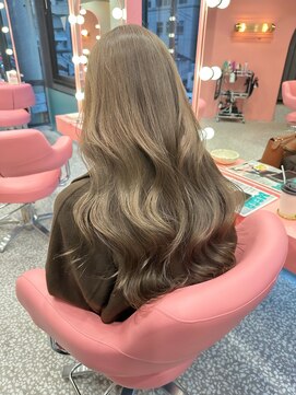 ボタン シブヤ(VOTAN SHIBUYA) 透明感カラー/スモーキーグレージュ/ブリーチなし