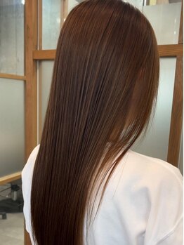 カノア 生駒店(KANOA)の写真/全国でも希少!【最新テクノロジー×話題の人気TR"BYKARTE（バイカルテ）"】で髪本来の素髪の美しさに圧巻◎