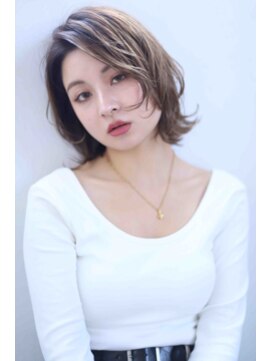 テック(TECK) 20代30代40代50代ボブルフネビージュ小顔ワンレン髪質改善ボブ