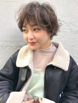 アウラ 近鉄八尾駅前店(Aura) ショートカット×イルミナカラー×UPTOGLOSS髪質改善  近鉄八尾