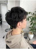 ニュアンスパーマ×メンズ刈り上げ　qumu横浜　saki