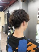 マッシュ×スパイラルパーマ