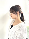★結んでも可愛いお顔まわり♪/後れ毛/20代30代40代