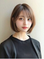 リンクミリ(Link mili)&nbsp;イメチェンショートボブ/チェリーブラウン/美髪髪質改善