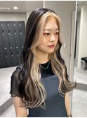 12812韓国ニュアンスカラーフェイスフレーミングエンドカラー
