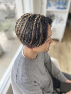 ルシードスタイル ムースユイット(LUCIDO STYLE mousse8) メンズハイライト×カット