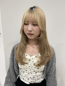 ハピネス 西大寺店(Happiness) レイヤーカット フェイスレイヤー 小顔カット