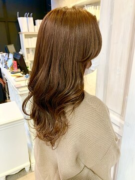 キャアリー(Caary) 福山市Caaryイルミナカラーオレンジブラウンカラー20代30代