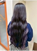 【ロング×ラベンダーカラー】池袋美容室