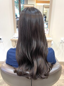 アルターリール(aL ter Rire) くびれヘア/アプリコットオレンジ/ハイライトカラー/中村郁未