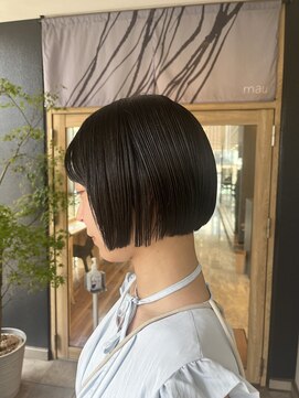 マウ(mau) ショート ボブ きりっぱなし
