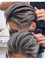 ステラ(STELLA)&nbsp;センターパート/メンズバレイヤージュ/メンズデザインカラー