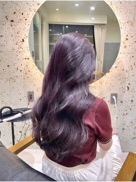 ティム(tim) 《hinako》透けるLavender grey。○