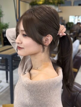 コート 表参道(Cote) 美髪レイヤーカット／顔まわりレイヤー／ロングレイヤ 一/前髪